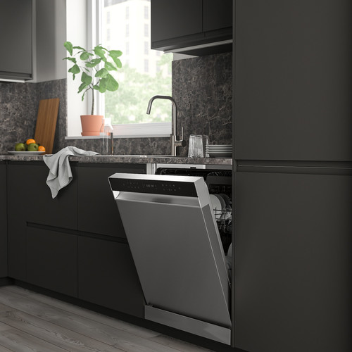 SÖDERBODA Built-in dishwasher, IKEA 500 stainless steel colour, 60 cm