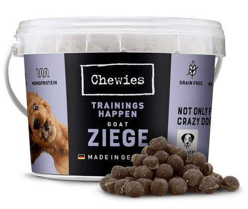 Chewies Trainings-Happen Goat Monoprotein Dog Treats 300g