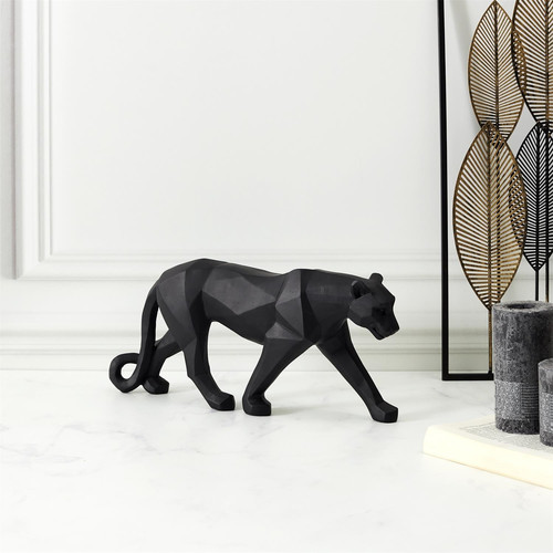 Figure Panther Origami 40cm, black