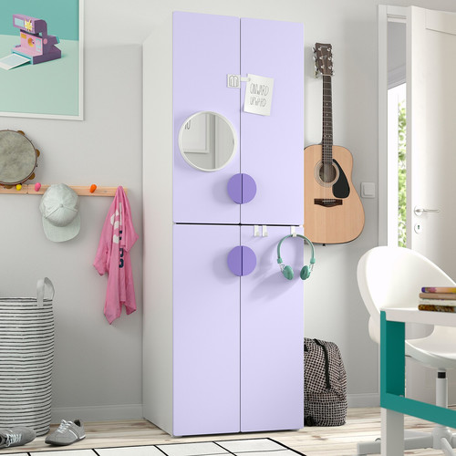 SMÅSTAD / PLATSA Wardrobe, 60x57x181 cm