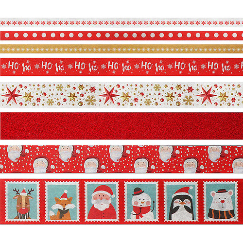 Crat fun Christmas Washi Tapes 8pcs