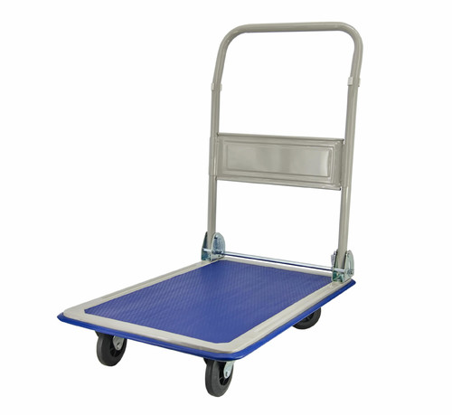 AW 4-Wheel Foldable Platform Trolley 150kg 47x73cm