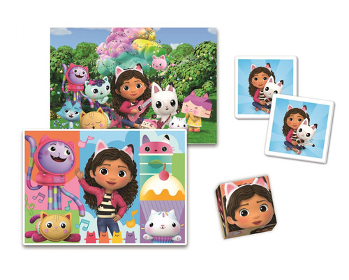 Clementoni Children's Puzzle Gabby's Dollhouse 4in1 Edukit 3+