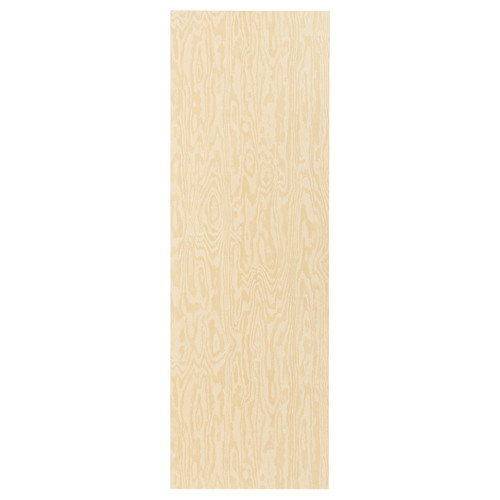KALBÅDEN Door with hinges, lively pine effect, 60x180 cm