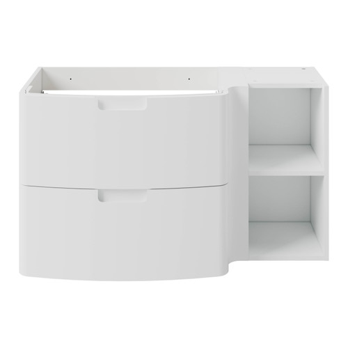 GoodHome Wash-basin Cabinet Himalia 105 cm, left, white