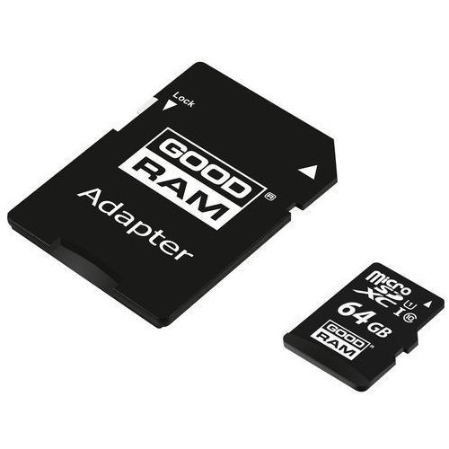 Goodram microSD Card 64GB CL10 UHS I + Adapter