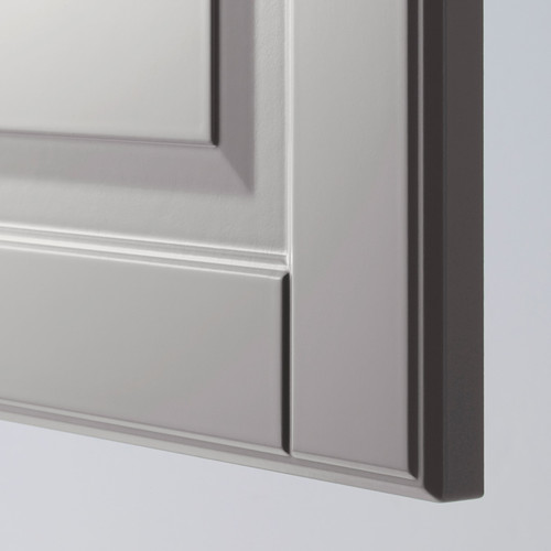 METOD Base cabinet f sink w door/front, white/Bodbyn grey, 60x60 cm