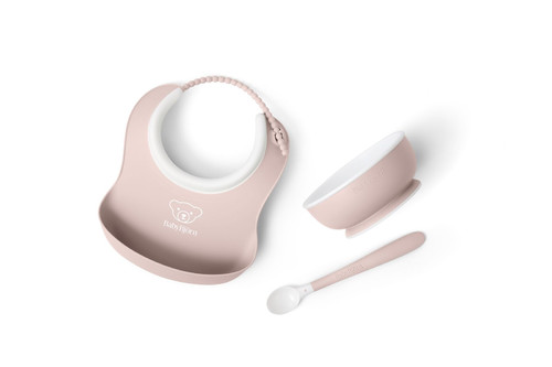BABYBJORN Dinnerware Set, 8 pcs - Powder Pink