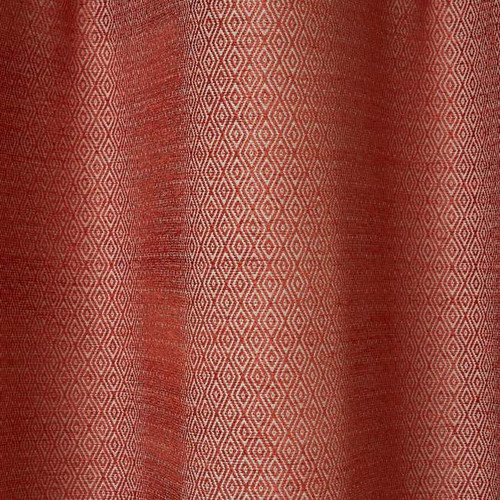 Curtain GoodHome Digga 140x260cm, terracota