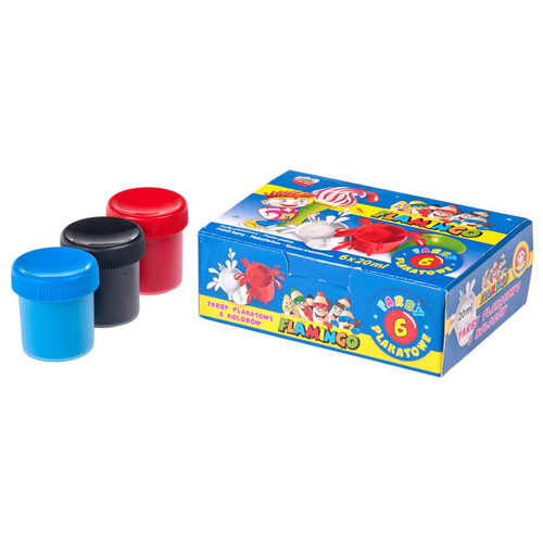 Flamingo Poster Paints 6 Colours x 20ml