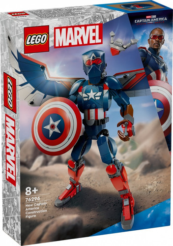 LEGO Super Heroes New Captain America Construction Figure 8+