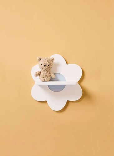 Kid's Concept Shelf flower, white