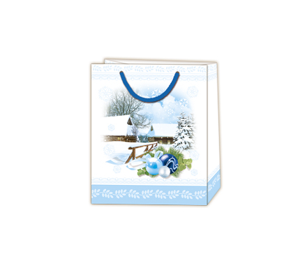 Christmas Gift Bag 190x230 10pcs, assorted patterns