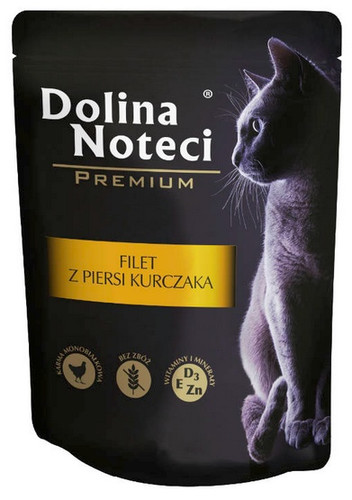 Dolina Noteci Premium Cat Wet Food Chicken Fillet 85g