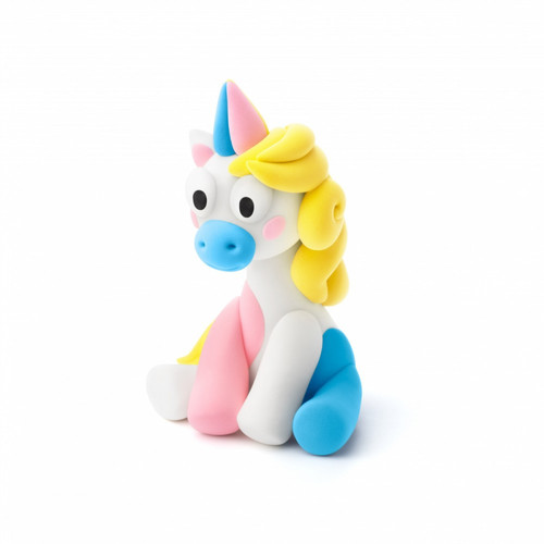 Hey Clay Air-Dry Clay Rainbow Unicorns Lighty 3+