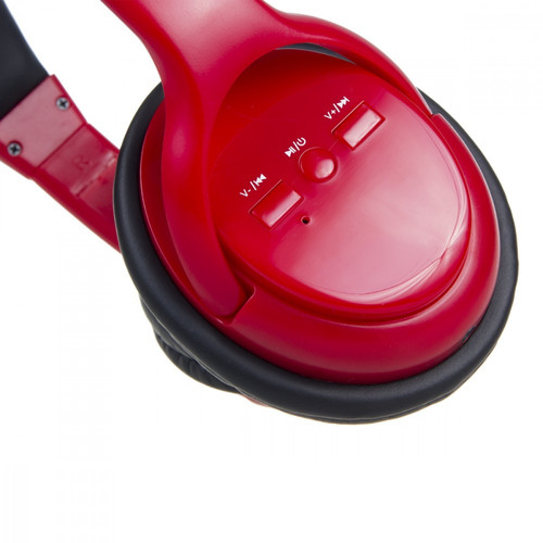 Audiocore Wireless Headphones AC720R, red