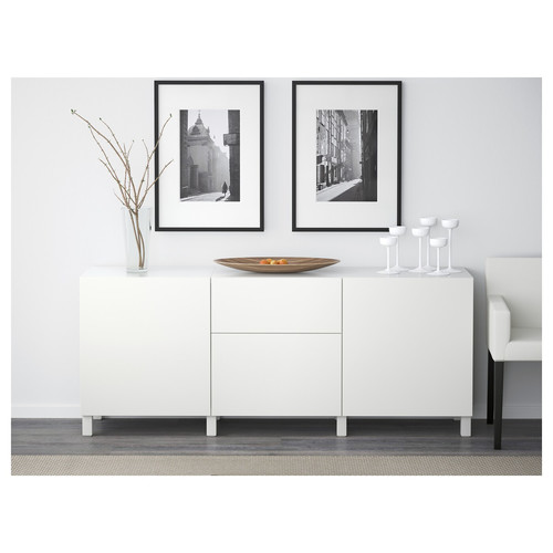 BESTÅ Storage combination with drawers, Lappviken white, 180x40x74 cm
