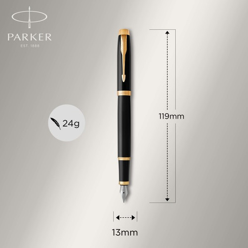 Parker Gift Set IM Black GT - Fountain Pen & Ballpoint Pen