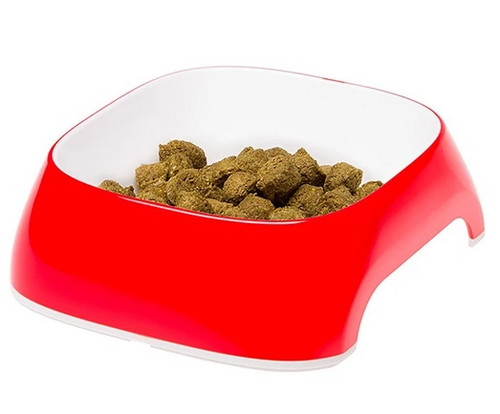 Dog Bowl Glam Extra Small (XS), red