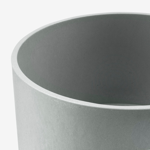 NYPON Plant pot, indoor/outdoor, grey, 19 cm