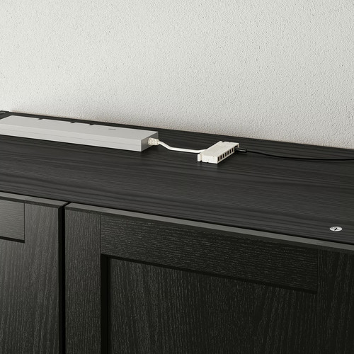 TVÄRDRAG Cabinet lighting, black