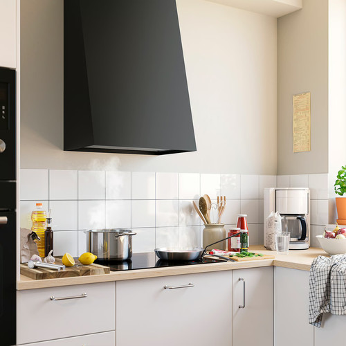 FIVELSBO Wall mounted extractor hood, IKEA 300 black, 56 cm