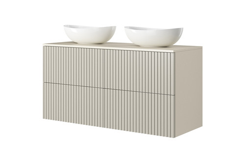 Wall-mounted Wash-basin Cabinet MDF Nicole 60cm, cashmere