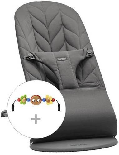 BABYBJÖRN Bouncer Bliss Woven - Anthracite + Toy