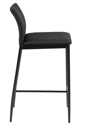 Bar Stool Demina, low, grey