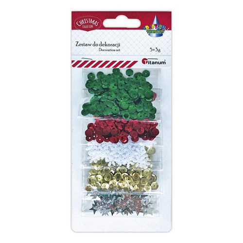 Craft Christmas Decoration Sequin Set