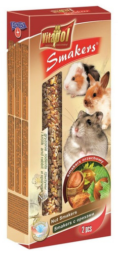 Vitapol Smakers Snack for Rodents & Rabbits - Nut 2pcs