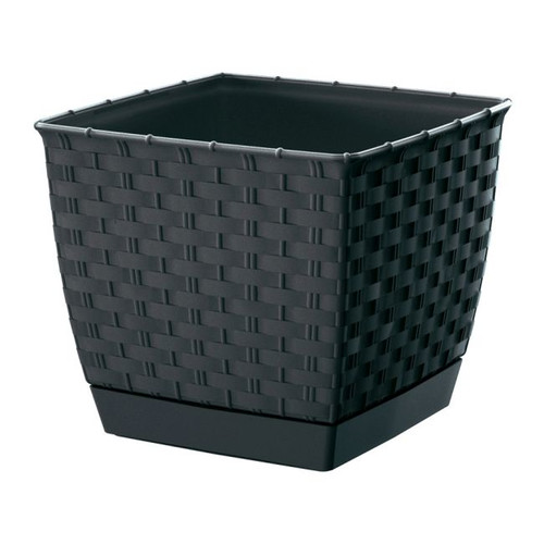 Plant Pot Ratolla Square 14.5 cm, anthracite