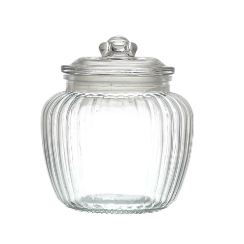 Elegant Glass Jar for Sweets 600ml