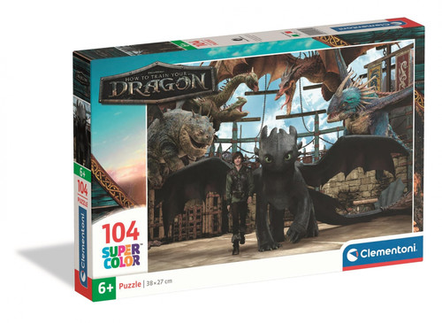 Clementoni Children's Puzzle How To Train Your Dragon 104pcs 6+