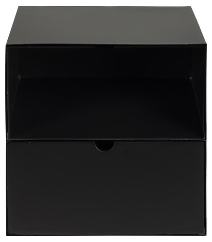 Nightstand Bedside Table Joliet, black