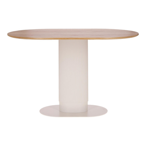Dining Table Maxim, oak veneer/white