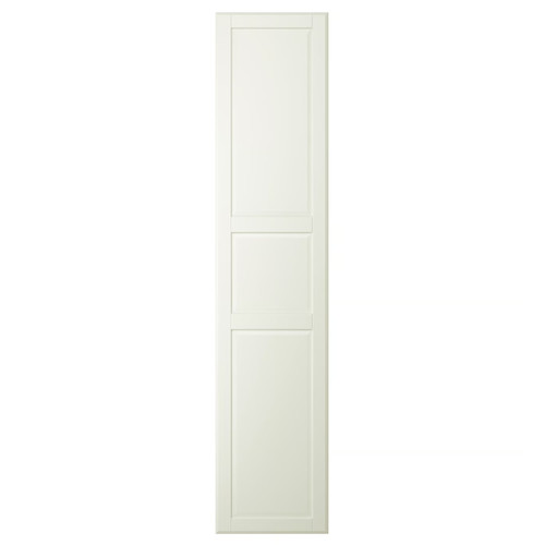 TYSSEDAL Door with hinges, white,, 50x229 cm