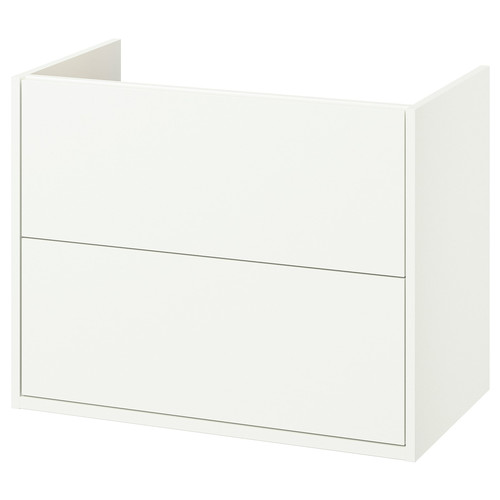 HAVBÄCK Wash-stand with drawers, white, 80x48x63 cm