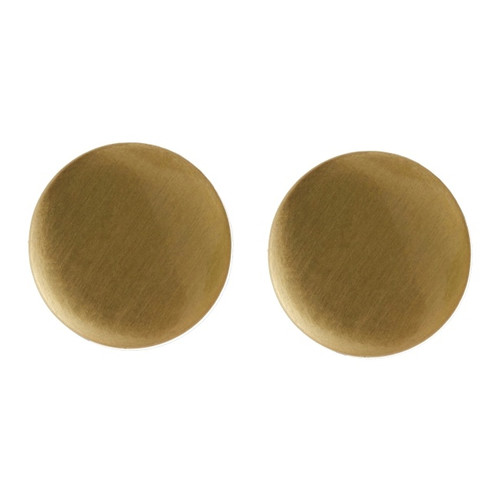 GoodHome Cabinet Knob Handle Saffron, gold/brass, 2 pack