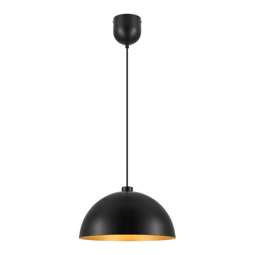 GoodHome Pendant Lamp Songor E27 38cm, black