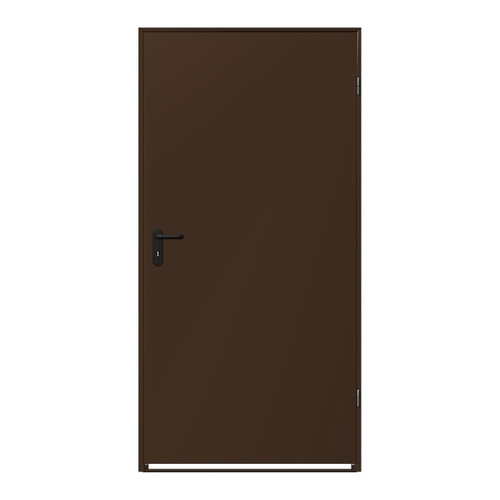 Hormann Steel Door ZK ISO 900 x 2000 mm, brown