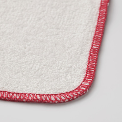 HILDEGUN Dish-cloth, red, 25x25 cm