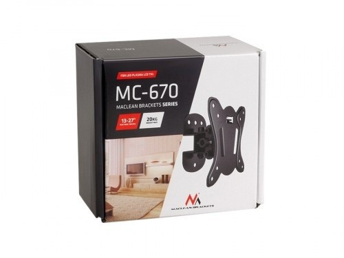 Maclean 13-27" LCD Wall Mount Max 20kg VESA 100x100