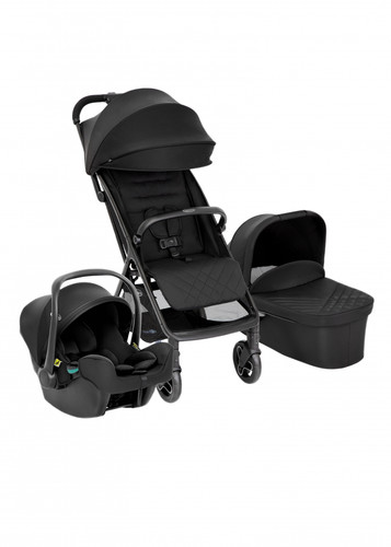 Graco MyAvo Trio 3in1 Travel System - Stroller with Carrycot and Infant Car Seat, Midnight