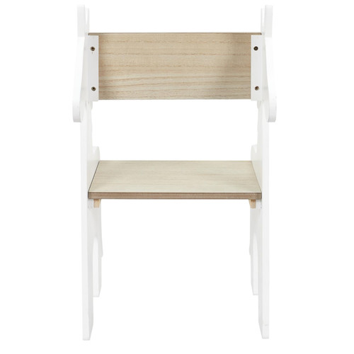 Children's Chair Unicorn, white/natural