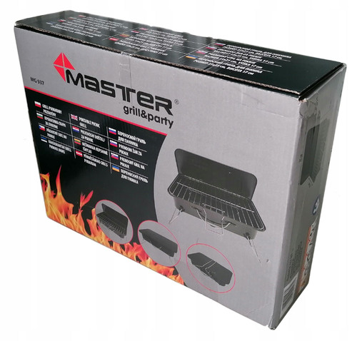 Compact Folding Rectangular Grill