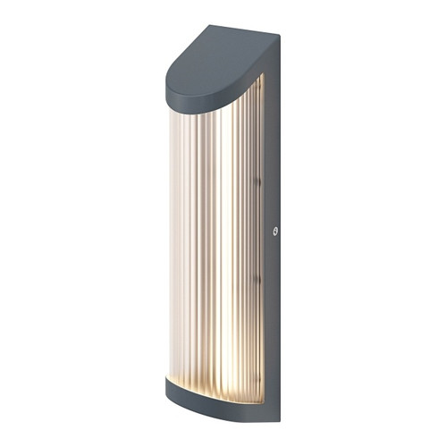 GoodHome Outdoor Wall Lamp Bevel 500 lm IP44, steel