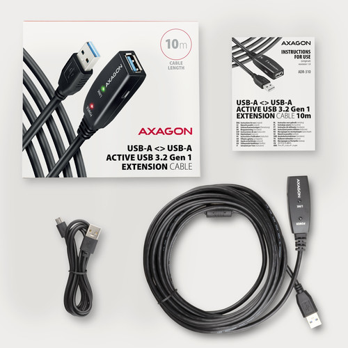 AXAGON USB Cable ADR-310 USB 3.0 A-M -> A-F act 10m
