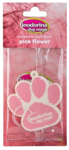 Inodorina Car Air Freshener Dog Magic Pink Flower, assorted patterns