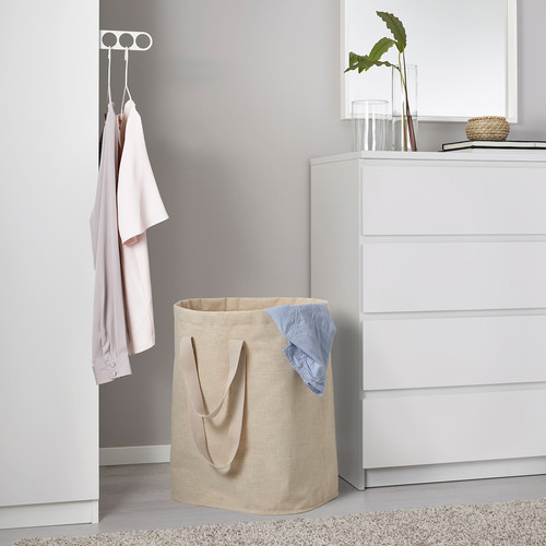 PURRPINGLA Laundry bag, beige, 100 l